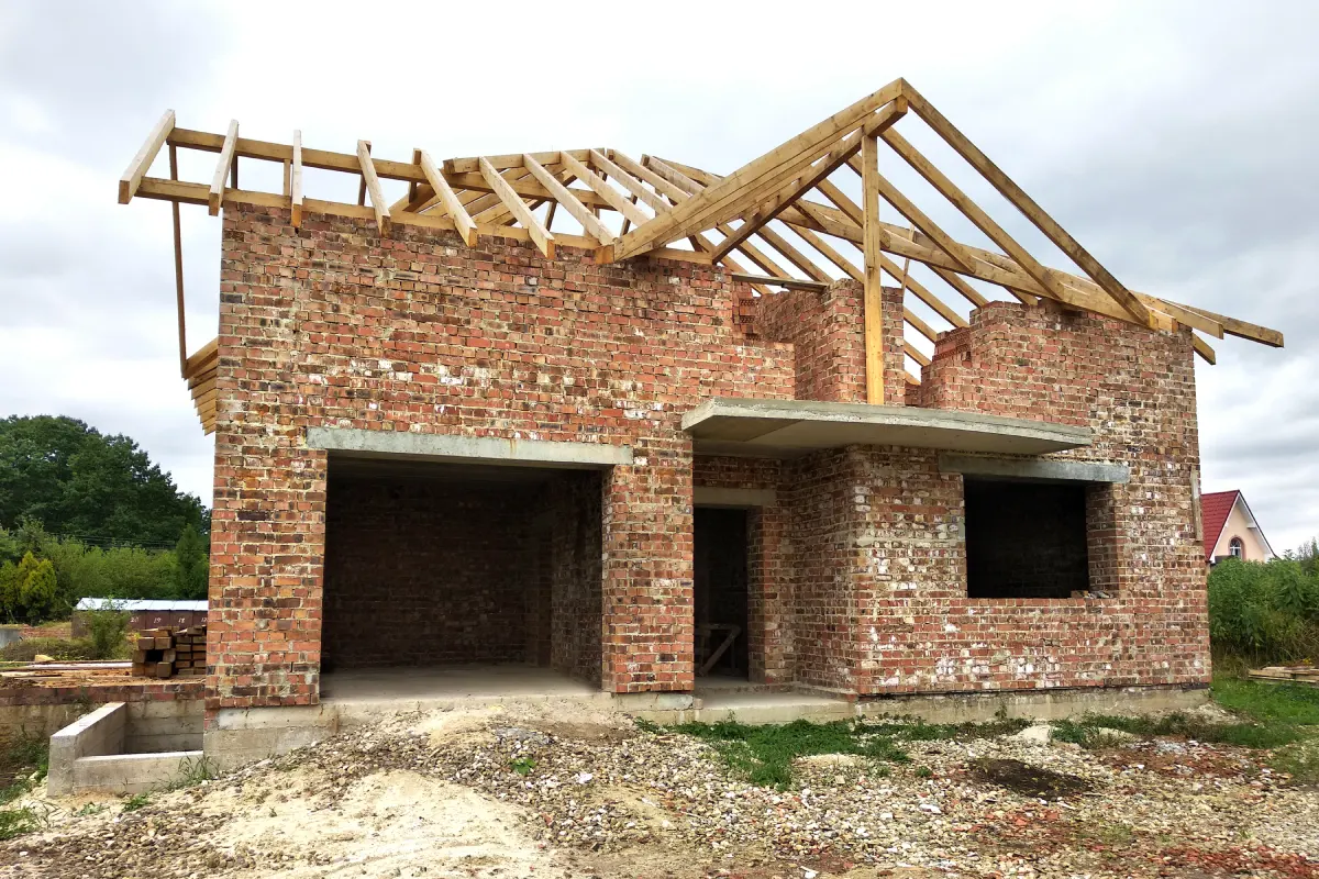 Vue extérieure d’une maison moderne